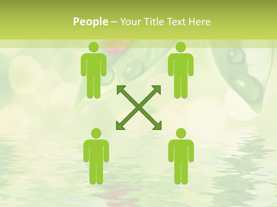 Water Natural Grass PowerPoint Template