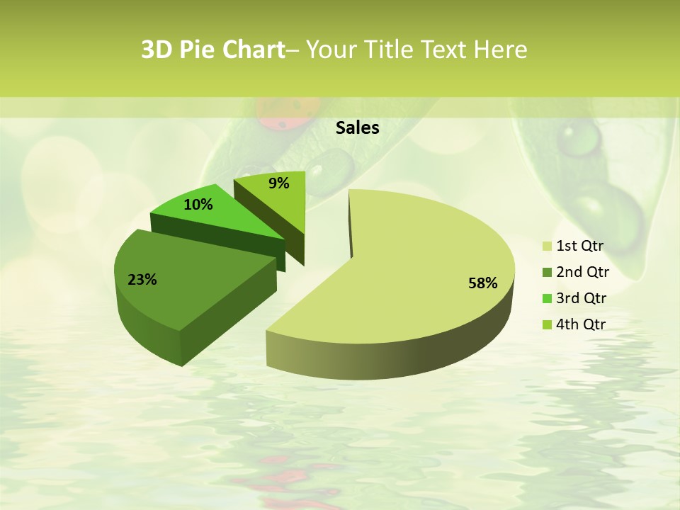 Water Natural Grass PowerPoint Template