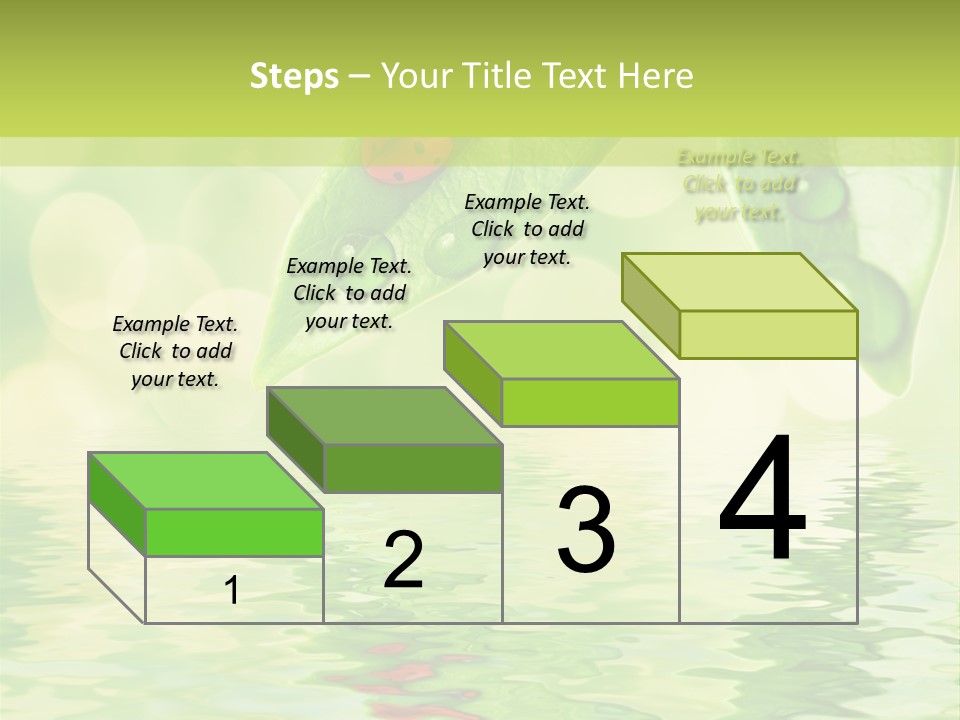 Water Natural Grass PowerPoint Template