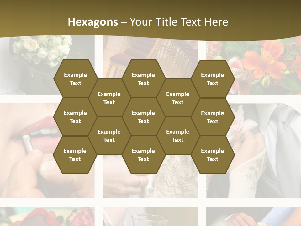 Groom Diamond Flower PowerPoint Template