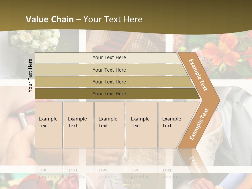 Groom Diamond Flower PowerPoint Template