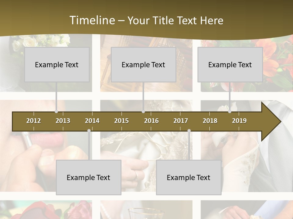 Groom Diamond Flower PowerPoint Template