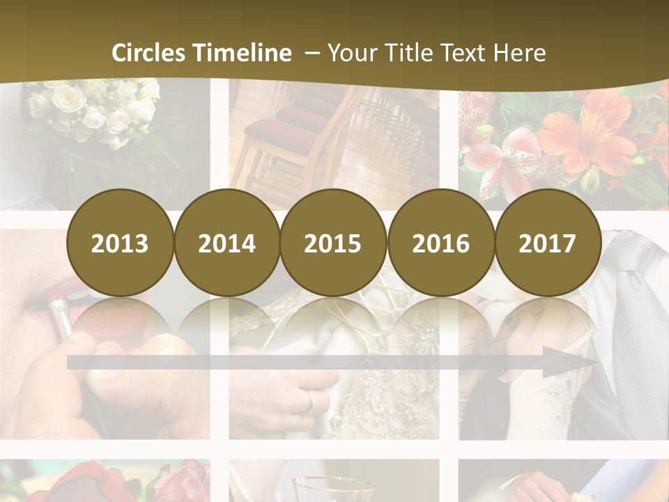 Groom Diamond Flower PowerPoint Template