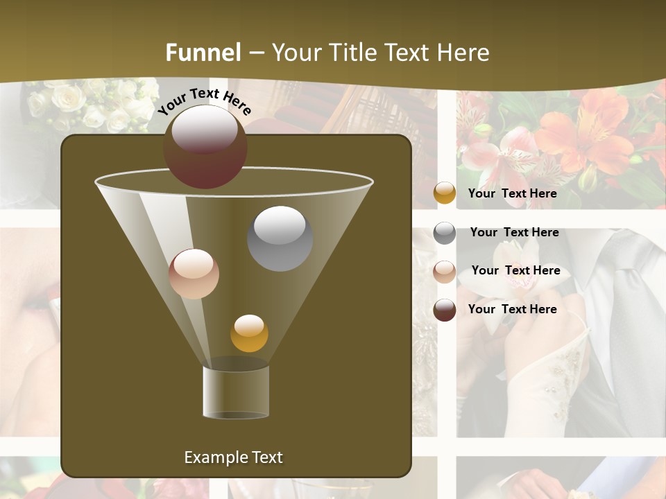 Groom Diamond Flower PowerPoint Template