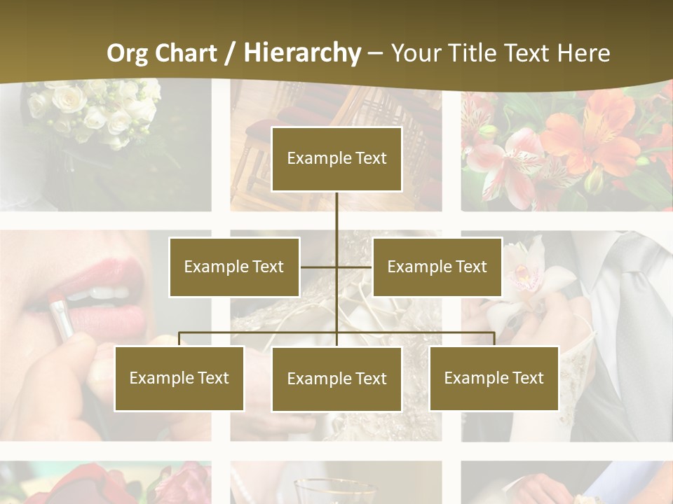 Groom Diamond Flower PowerPoint Template