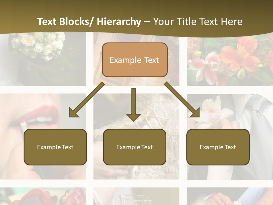 Groom Diamond Flower PowerPoint Template