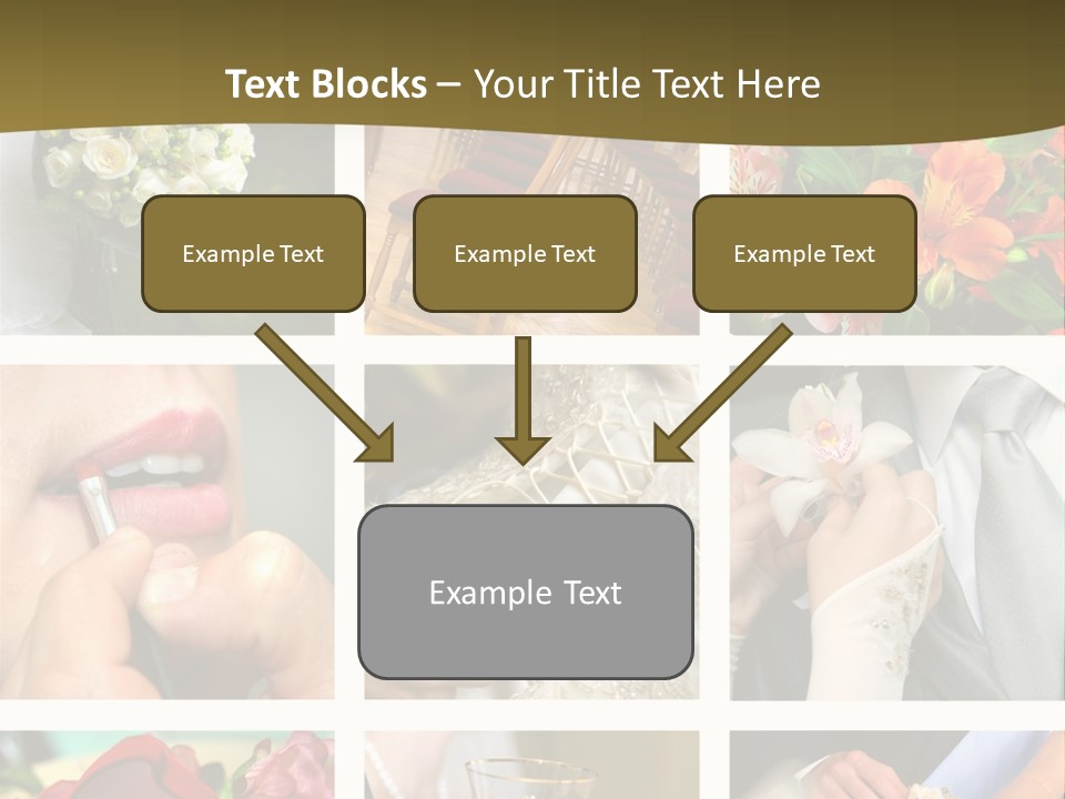 Groom Diamond Flower PowerPoint Template