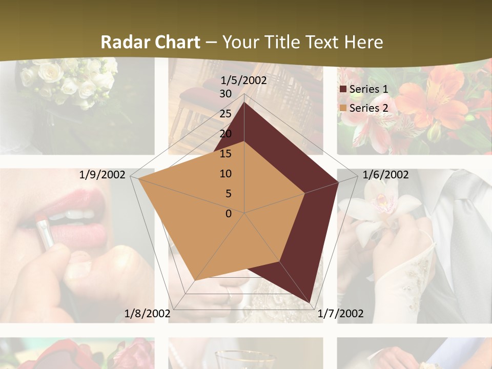 Groom Diamond Flower PowerPoint Template