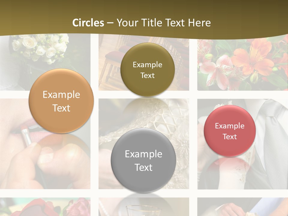 Groom Diamond Flower PowerPoint Template