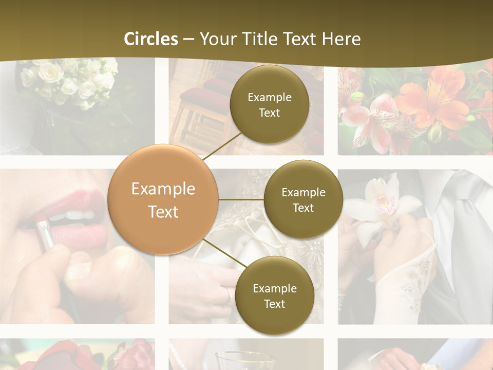 Groom Diamond Flower PowerPoint Template