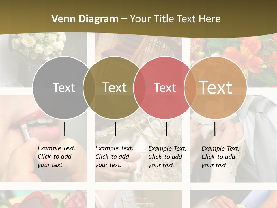 Groom Diamond Flower PowerPoint Template