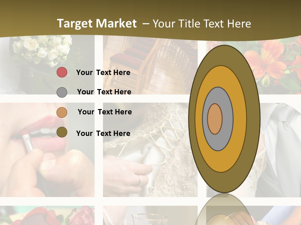 Groom Diamond Flower PowerPoint Template