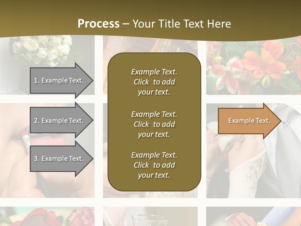 Groom Diamond Flower PowerPoint Template