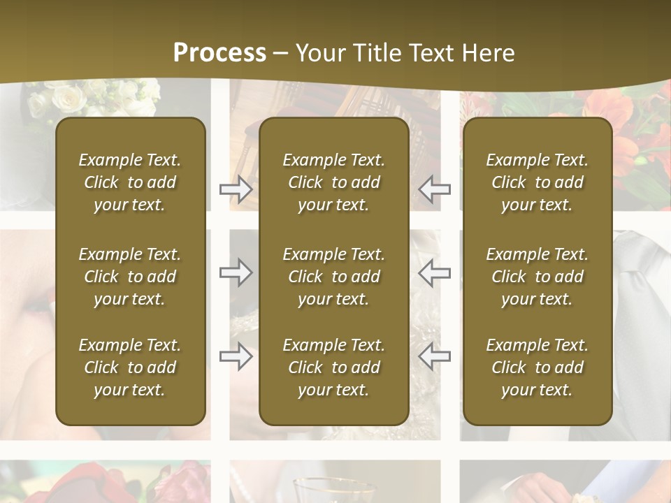 Groom Diamond Flower PowerPoint Template