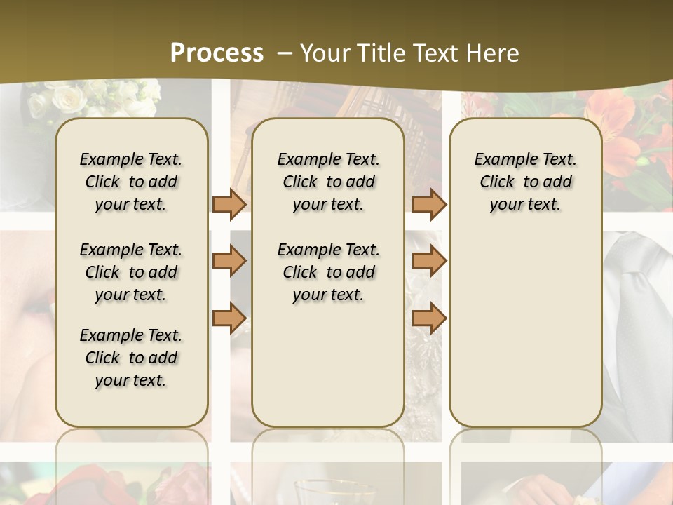Groom Diamond Flower PowerPoint Template