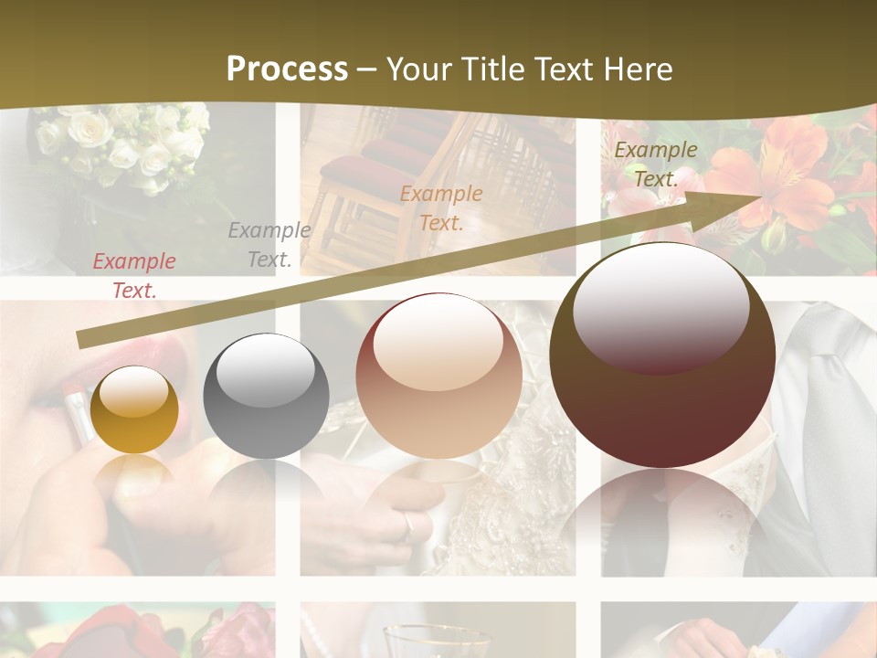 Groom Diamond Flower PowerPoint Template