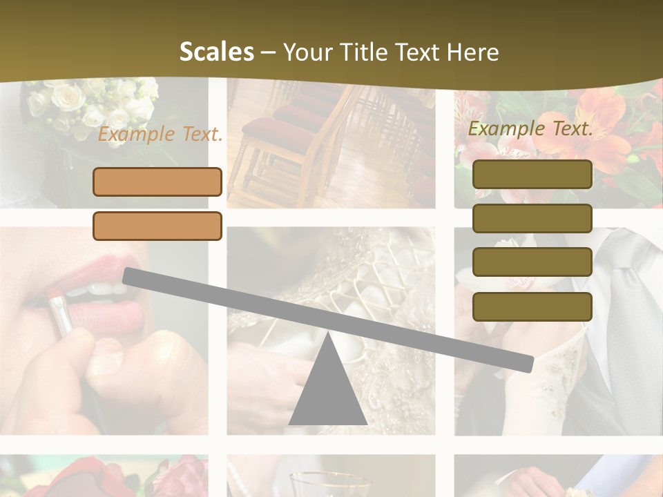 Groom Diamond Flower PowerPoint Template