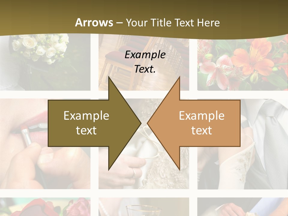 Groom Diamond Flower PowerPoint Template