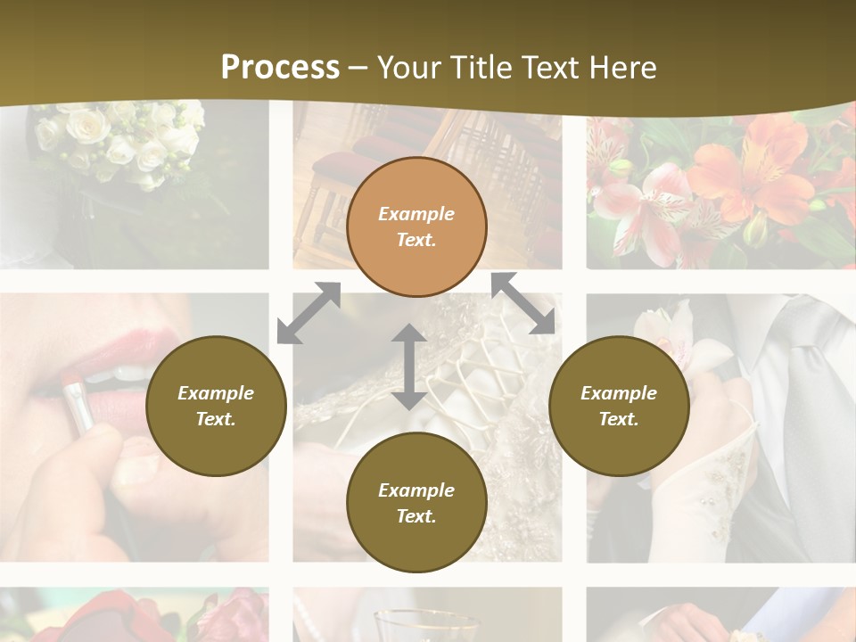 Groom Diamond Flower PowerPoint Template