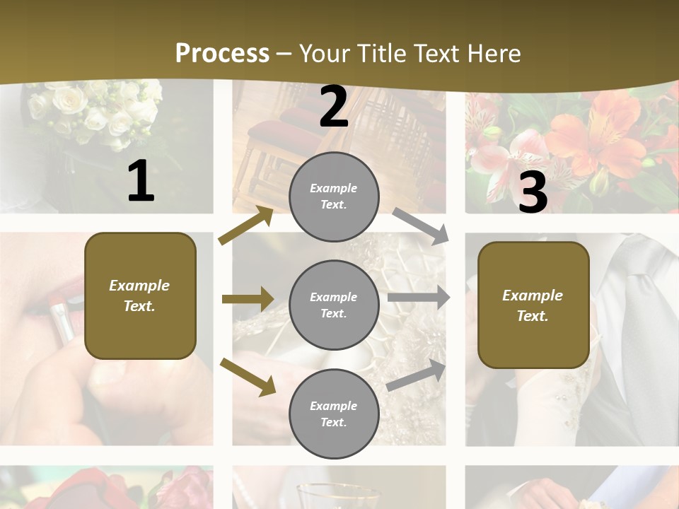 Groom Diamond Flower PowerPoint Template