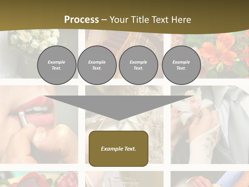 Groom Diamond Flower PowerPoint Template