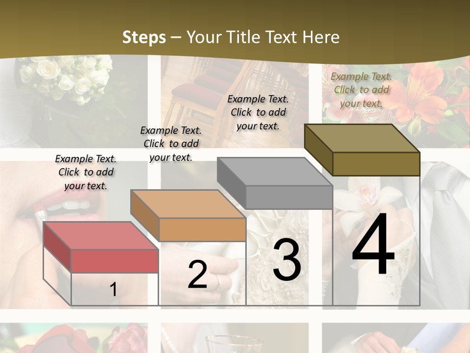 Groom Diamond Flower PowerPoint Template