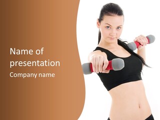 Fitness Slim Care PowerPoint Template
