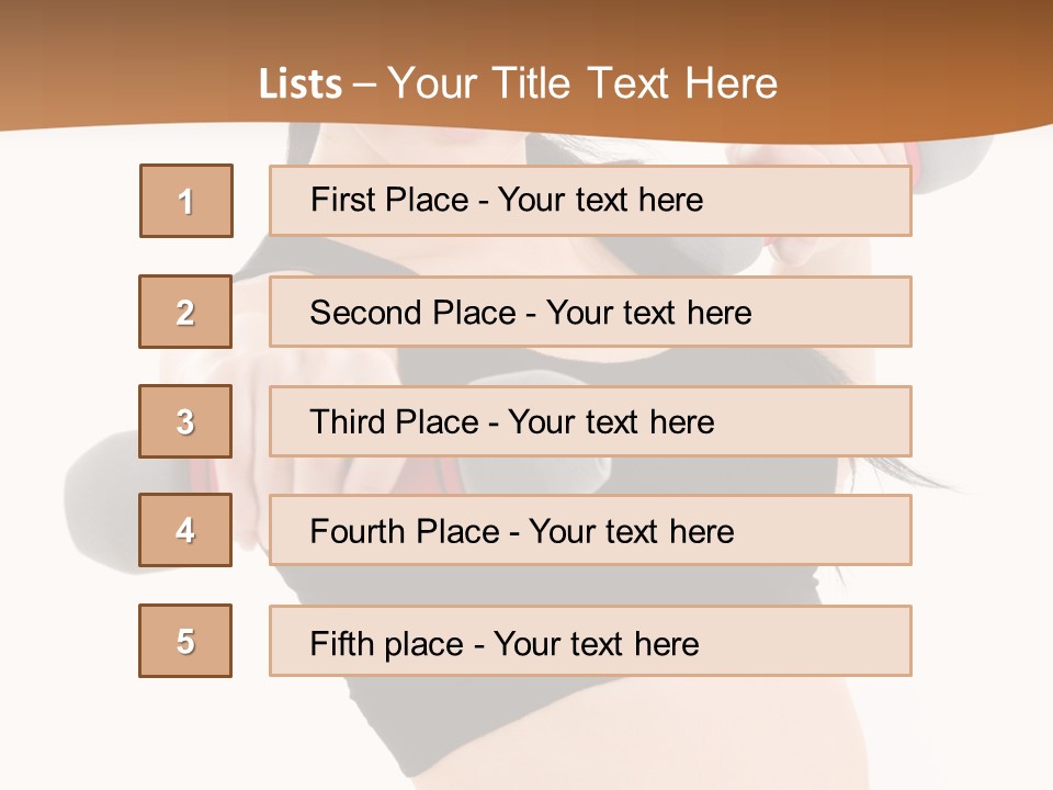 Fitness Slim Care PowerPoint Template