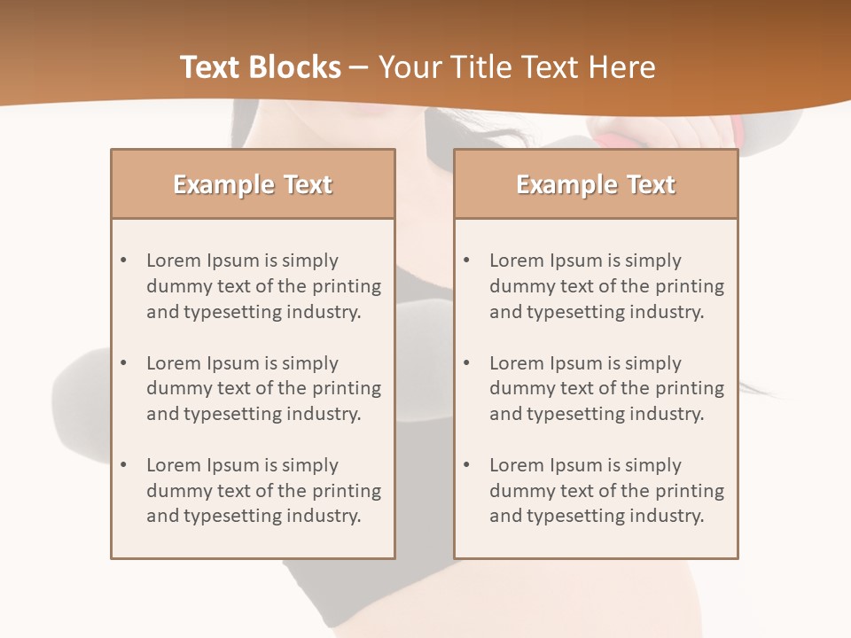 Fitness Slim Care PowerPoint Template