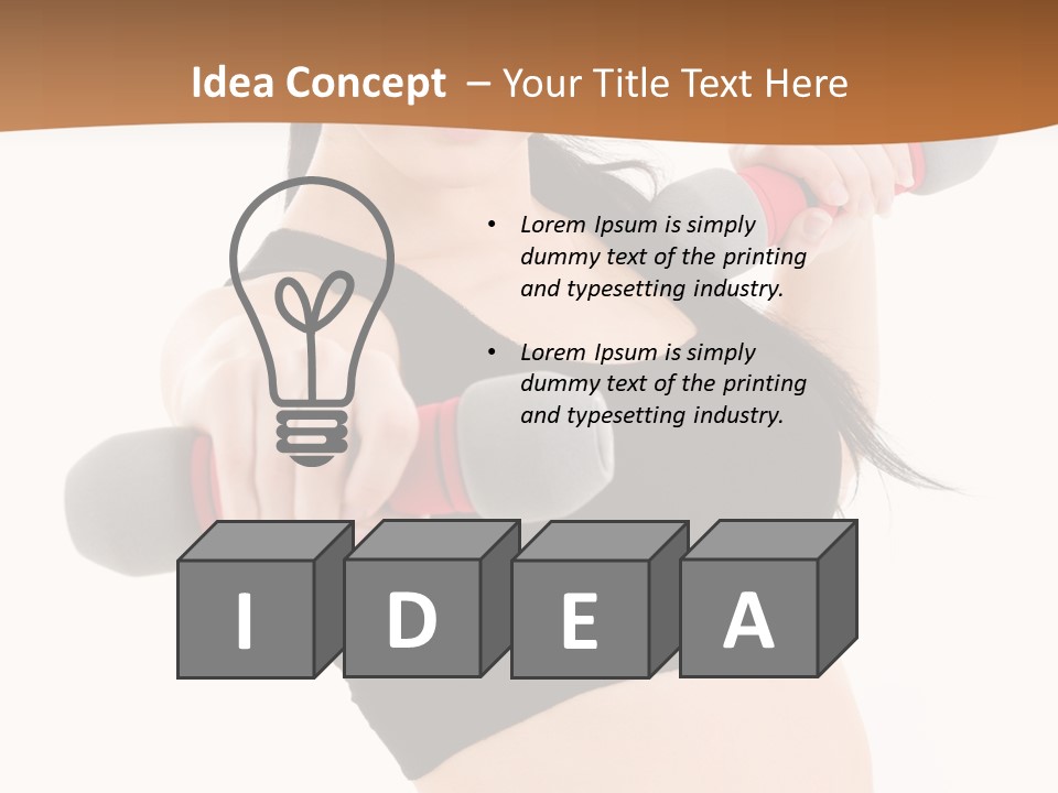 Fitness Slim Care PowerPoint Template