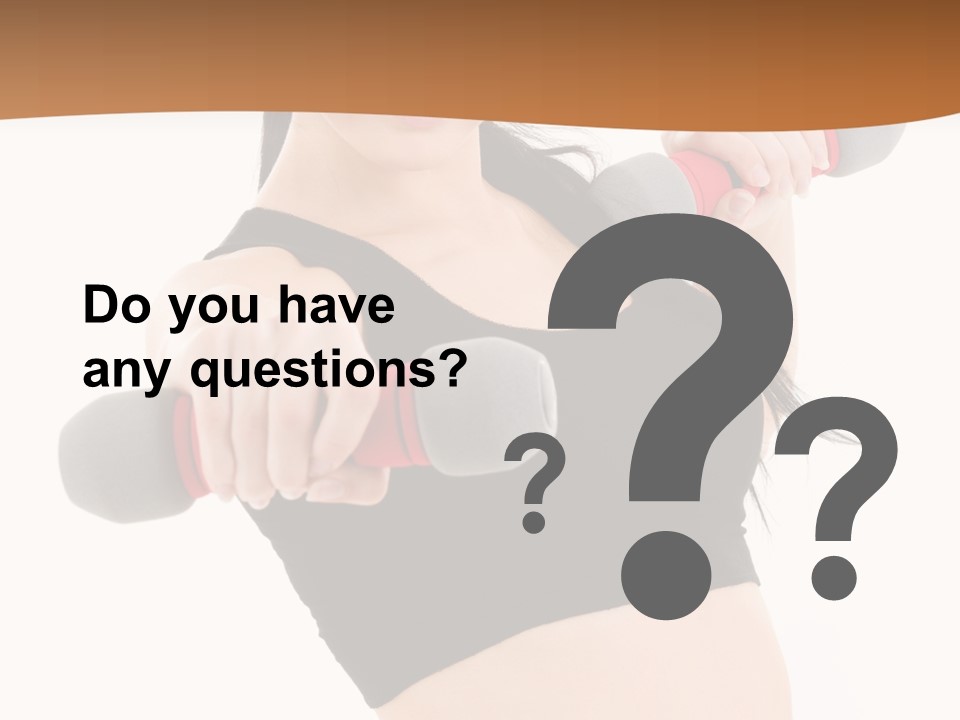 Fitness Slim Care PowerPoint Template