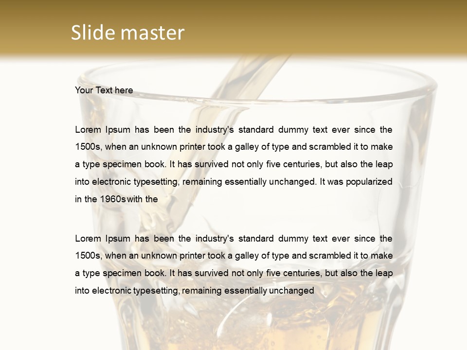 Accessory Orange White Background PowerPoint Template