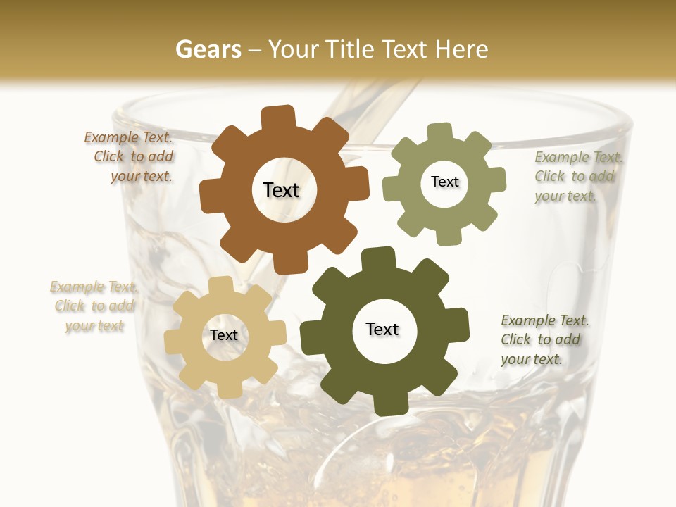 Accessory Orange White Background PowerPoint Template