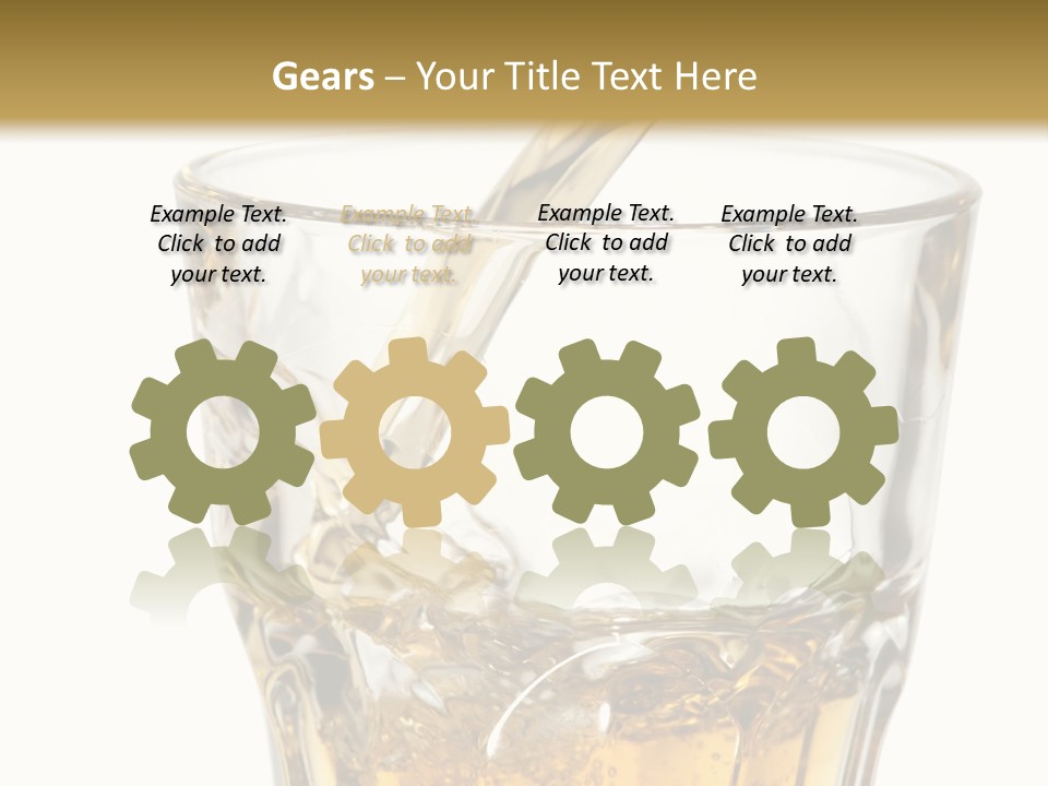 Accessory Orange White Background PowerPoint Template