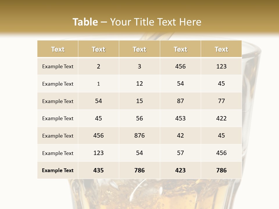 Accessory Orange White Background PowerPoint Template