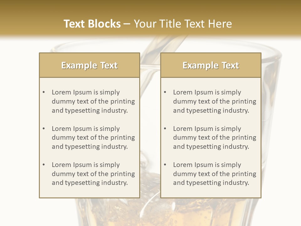 Accessory Orange White Background PowerPoint Template