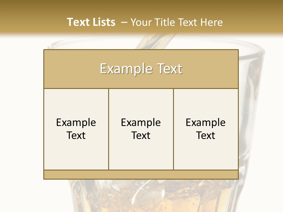 Accessory Orange White Background PowerPoint Template