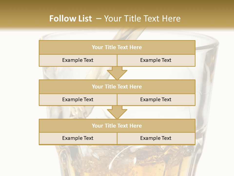 Accessory Orange White Background PowerPoint Template