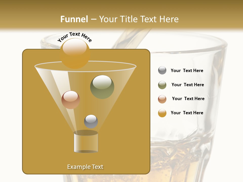 Accessory Orange White Background PowerPoint Template