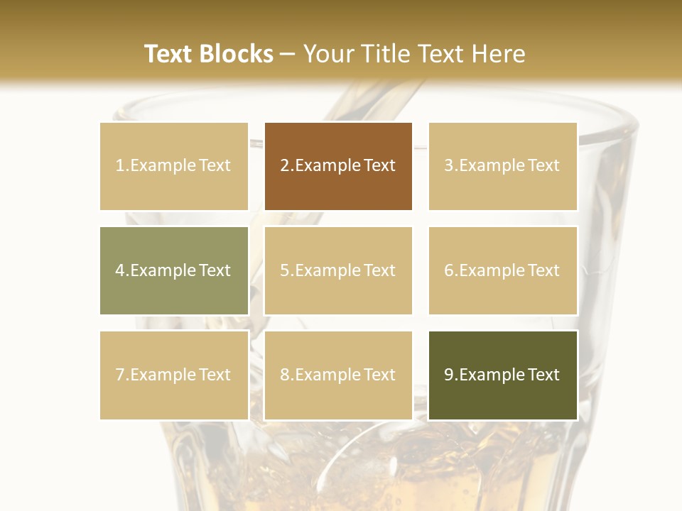 Accessory Orange White Background PowerPoint Template