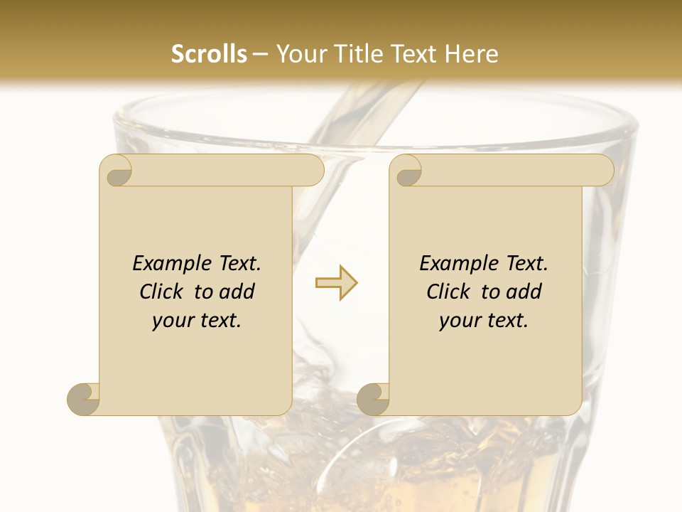 Accessory Orange White Background PowerPoint Template