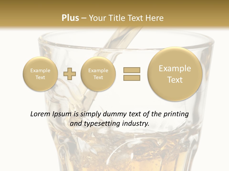 Accessory Orange White Background PowerPoint Template