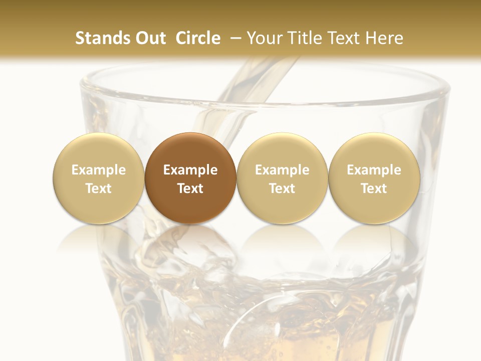 Accessory Orange White Background PowerPoint Template