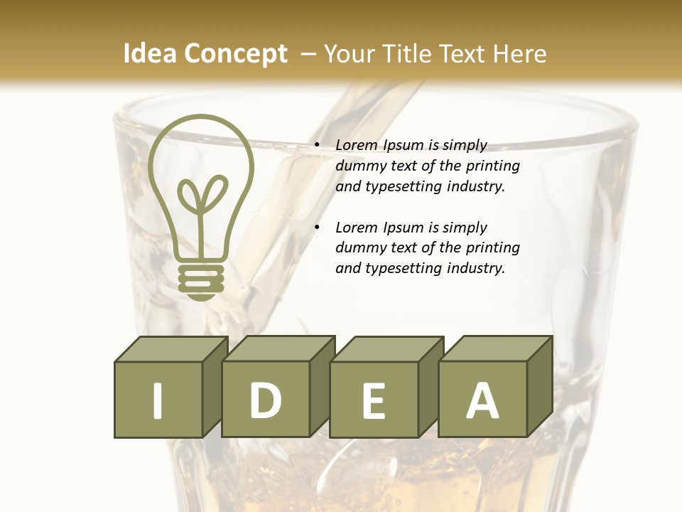 Accessory Orange White Background PowerPoint Template