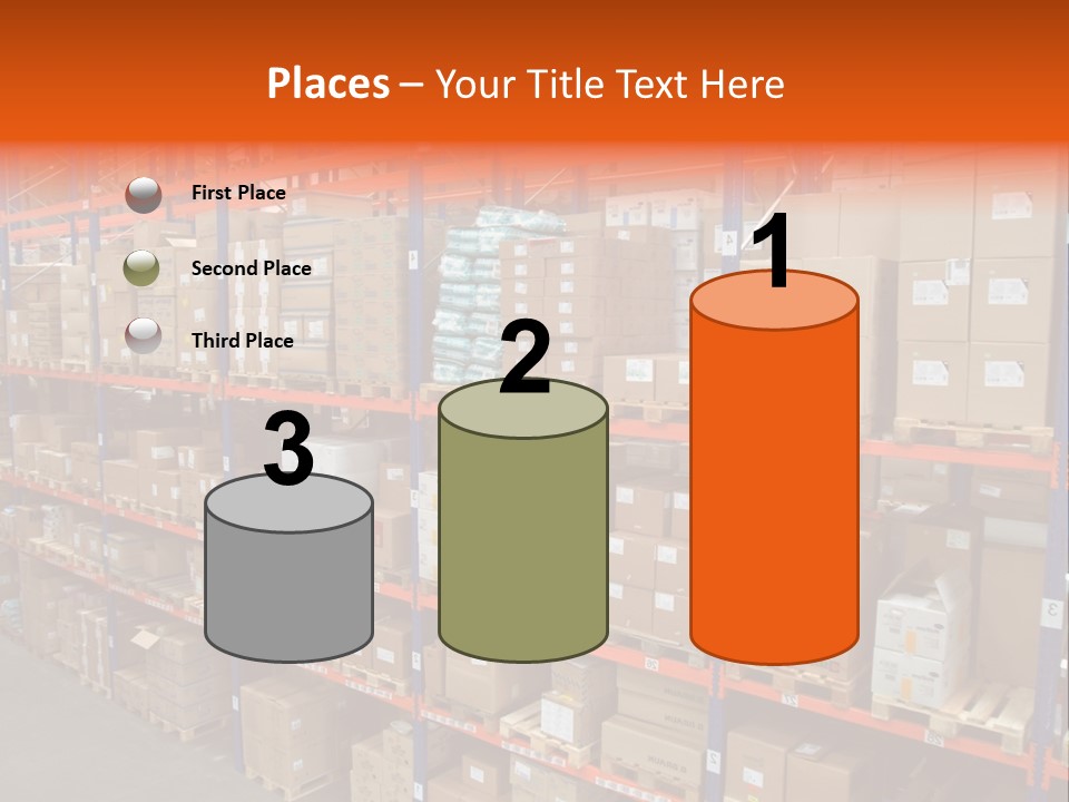 Storage House Lagerhaus Lager PowerPoint Template