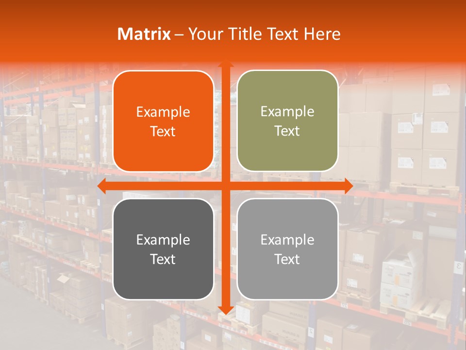 Storage House Lagerhaus Lager PowerPoint Template