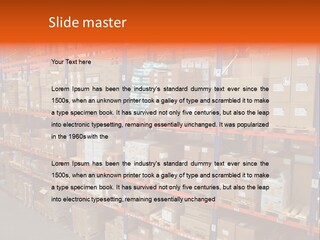 Storage House Lagerhaus Lager PowerPoint Template