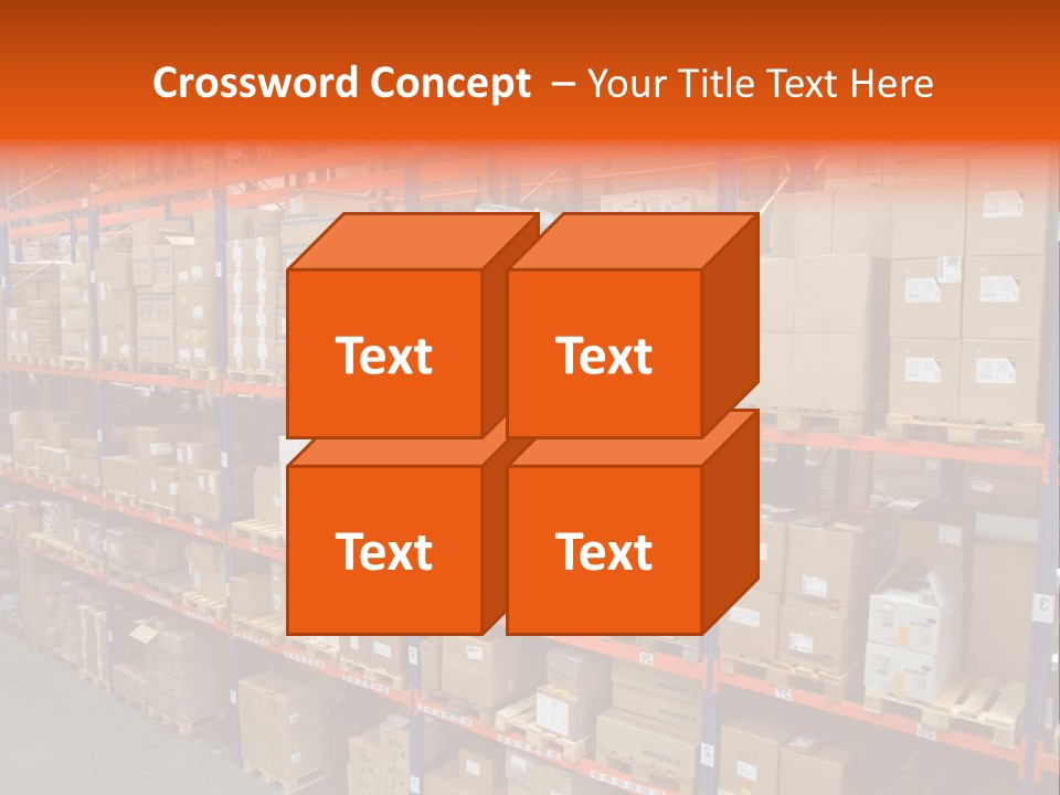 Storage House Lagerhaus Lager PowerPoint Template