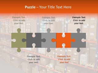 Storage House Lagerhaus Lager PowerPoint Template