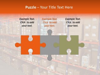 Storage House Lagerhaus Lager PowerPoint Template